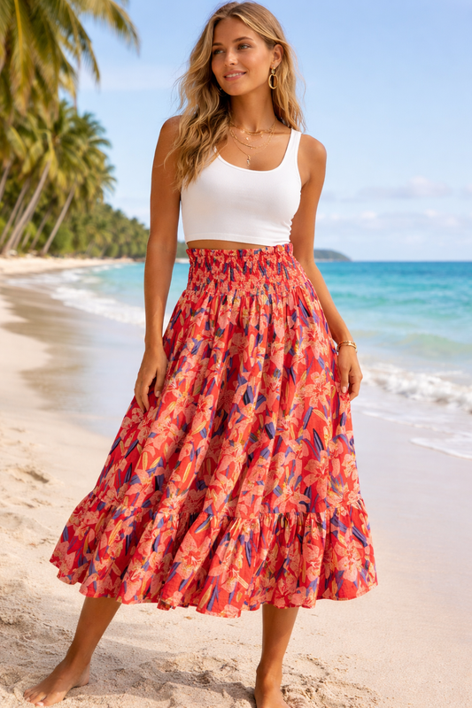 GOUBI: 2-in-1 Skirt and Bandeau Dress