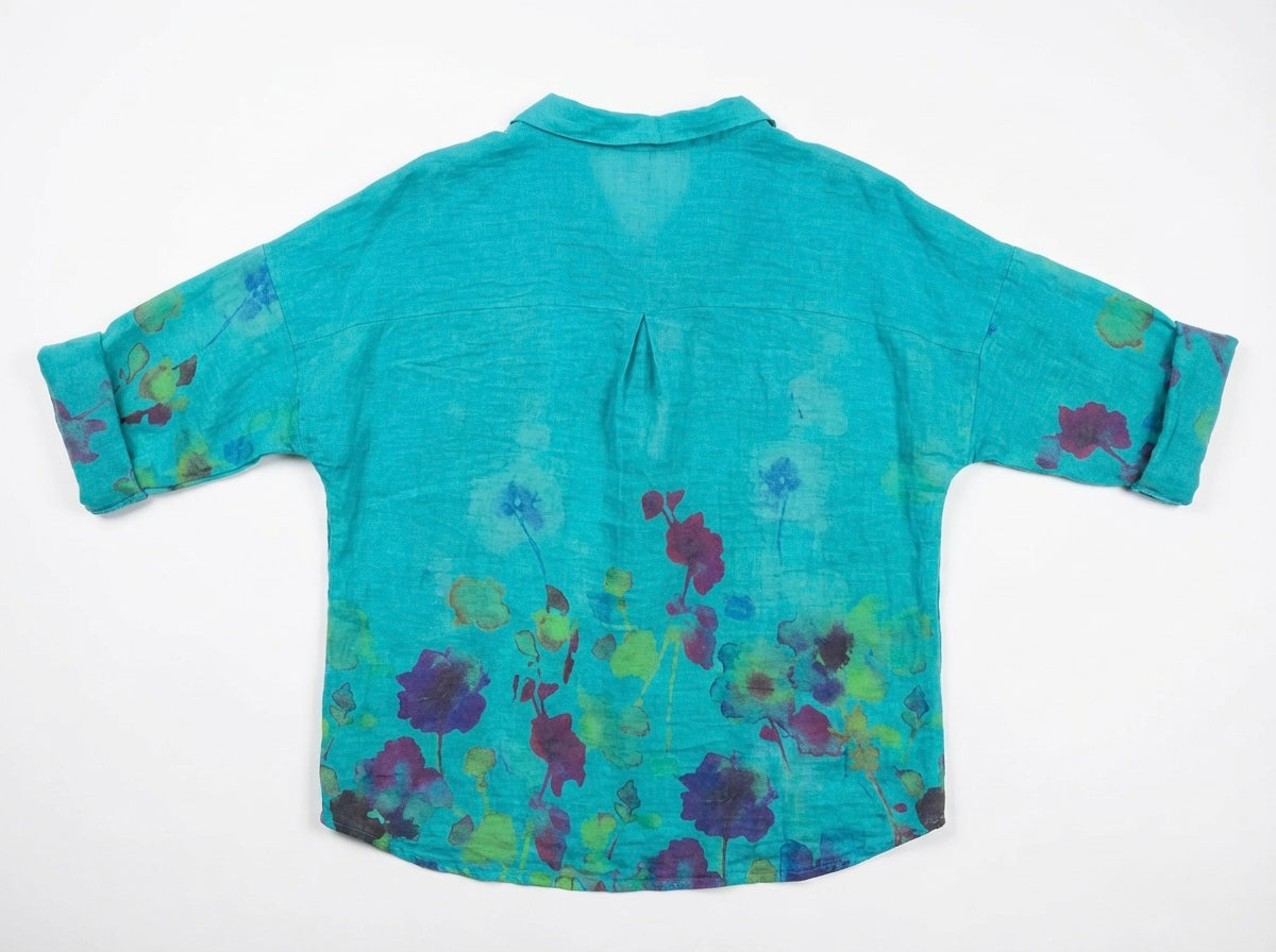 Italian Linen Oversized Shirt One Size