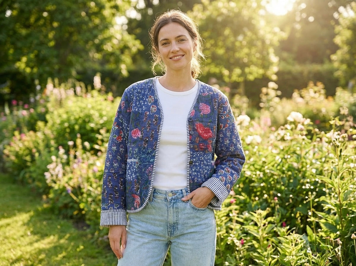 Quilted Cotton Jacket - One Size