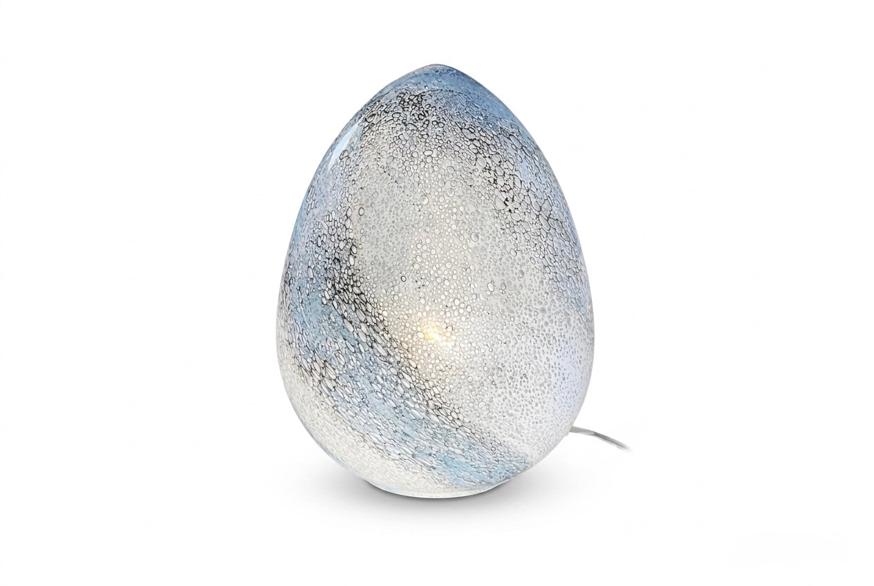 Contemporary Frosted Glass Glow Lamp