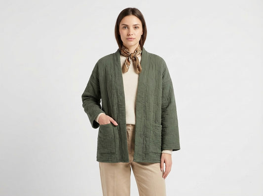 Quilted Cotton Jacket - One Size