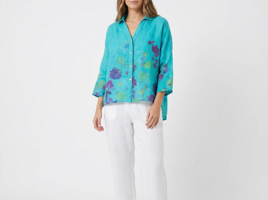Italian Linen Oversized Shirt One Size