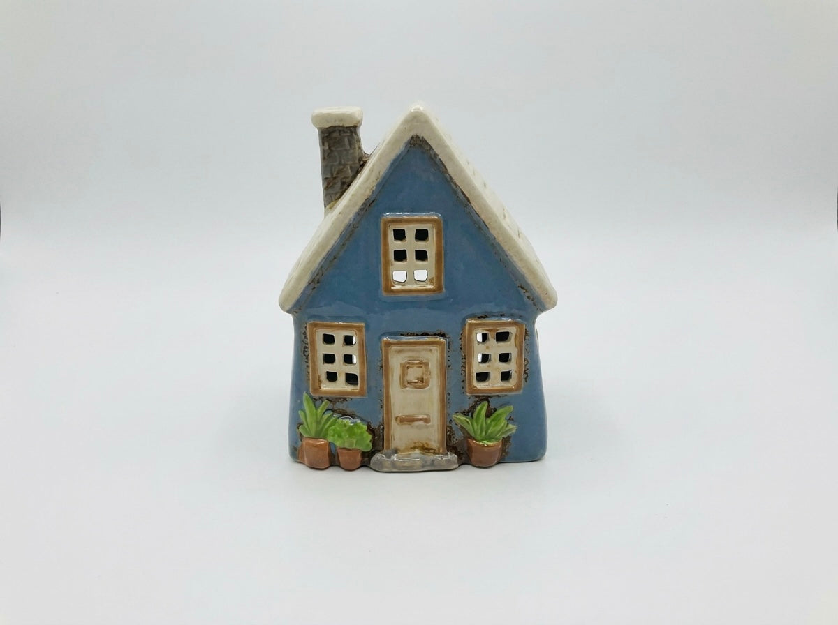 Ceramic Tea Light Holder Cottage