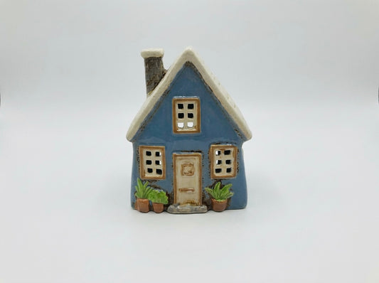 Ceramic Tea Light Holder Cottage